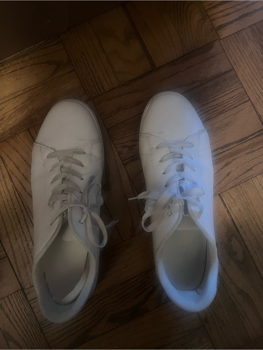 Classic White Low-Top Sneakers